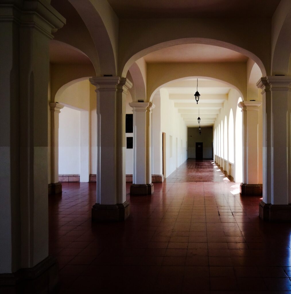 school, university, building