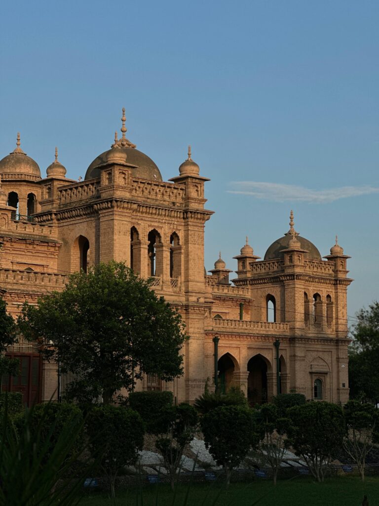 Decorative University Building with Domes