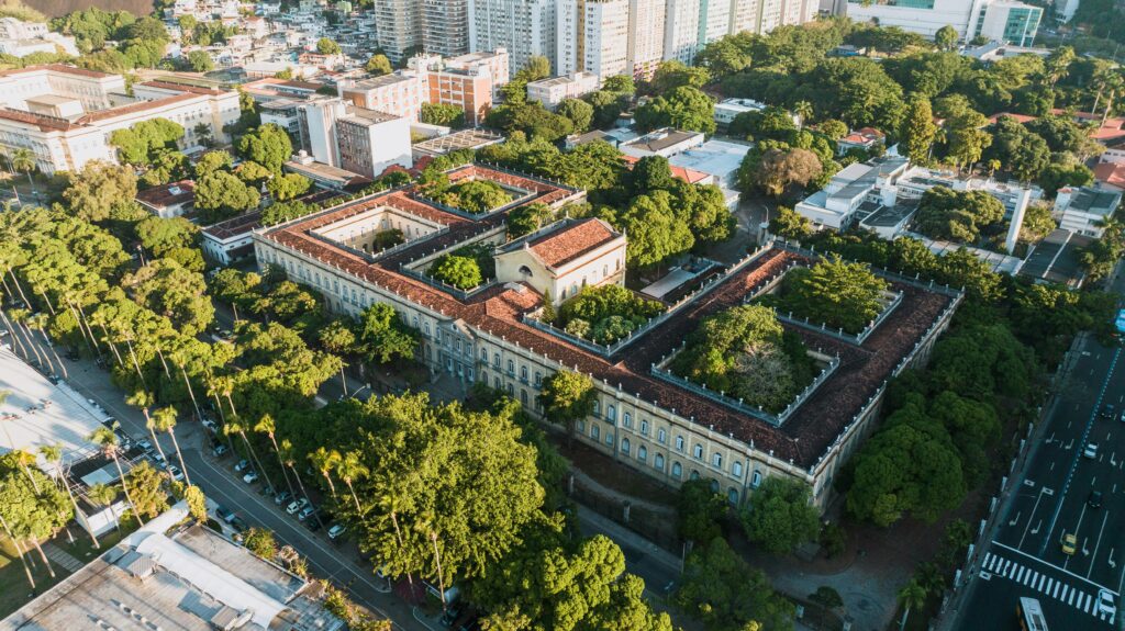 Aerial View of the Federal University of Rio de Janeiro